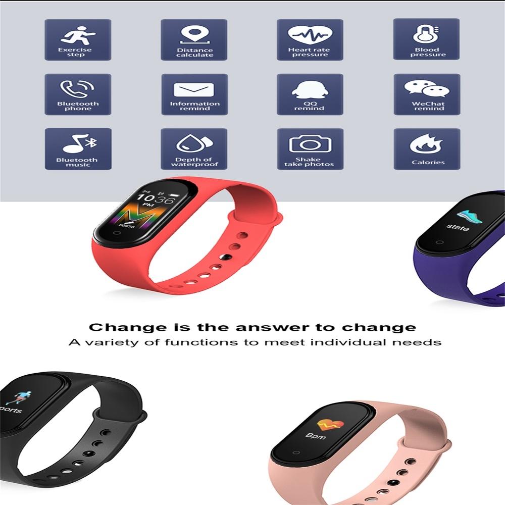 Waterproof Bluetooth Smart Watch With Hr / Bp Monitoring And Colour Screen - Black