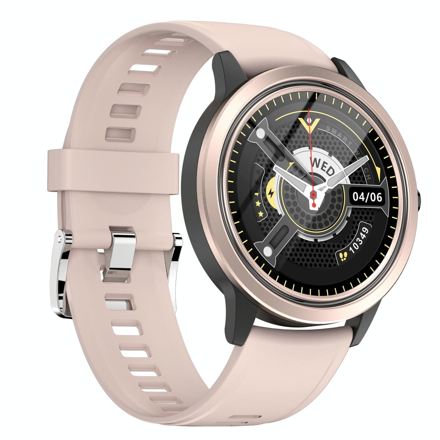 1.32 Inch Ips Hd Screen Smart Watch Support Bluetooth Calling / Blood Pressure Monitoring - Black