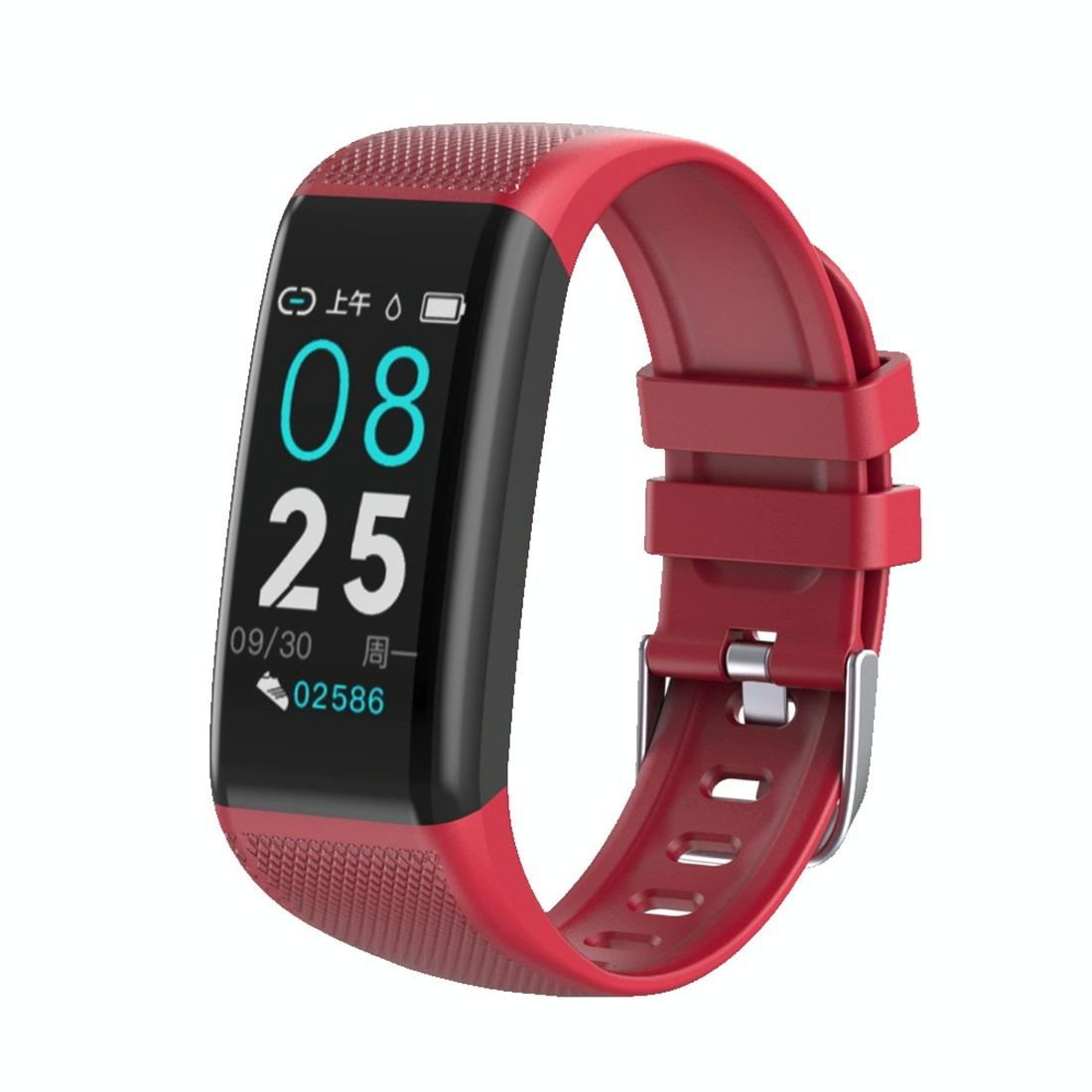 Waterproof Touch Screen Smartwatch - Ipx67 - Red