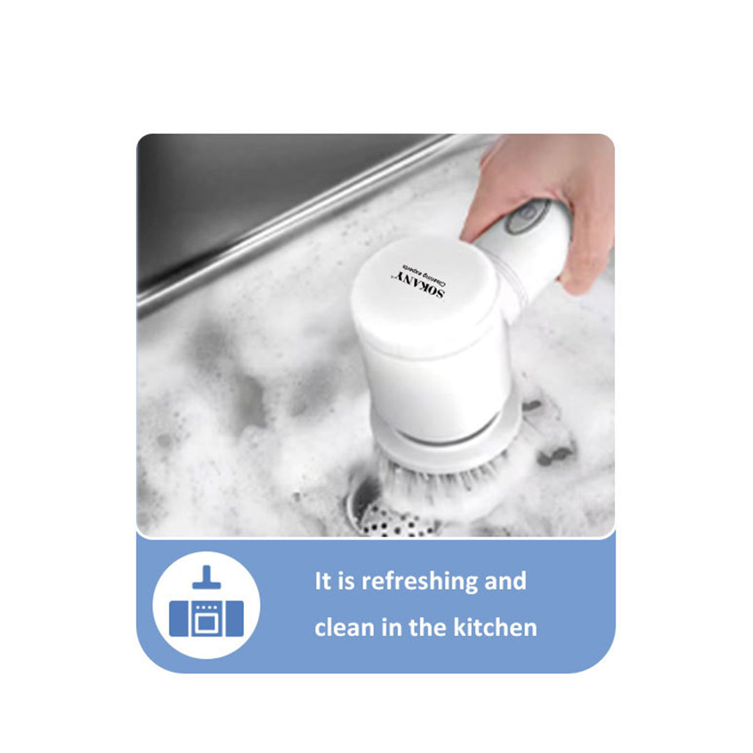 Sokany 5-in-1 Handheld Kitchen Scrubber โ Multi-Function Cleaning Tool