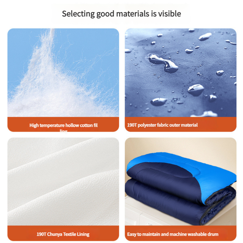 Sleeping Bag - Lightweight for Adults, Camping, Hiking, Backpacking (With accessories + eye mask + earbuds + square pillow)