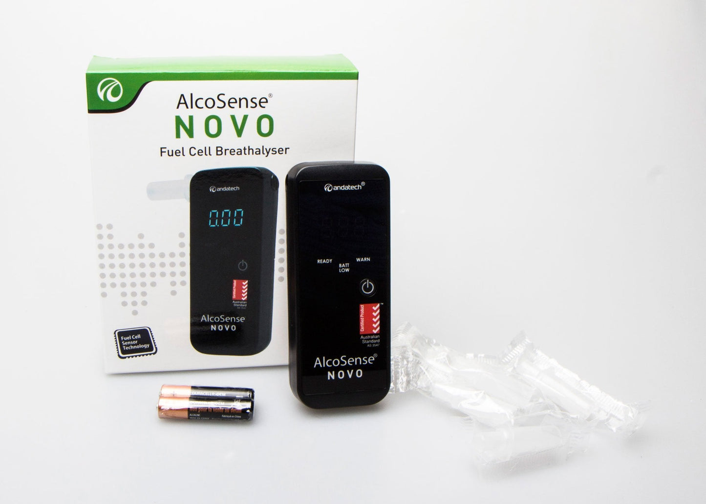 AlcosenseĀ® Novo Personal Breathalyser AS3547 Certified