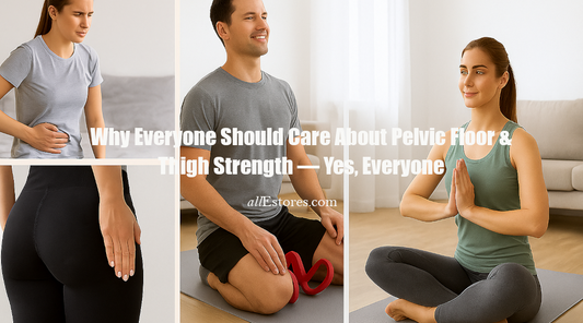 A Pic of a Woman in Pelvic Pain and others Doing Pelvic Floor Exercise