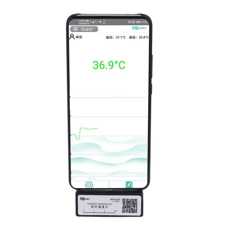 Mini Portable Mobile Phone Infrared Thermometer Thermometer