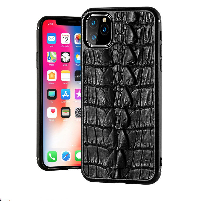 Compatible with Apple, Compatible with Apple , IPhone11 Protective Case Xr High-End Pattern Xs Leather Case