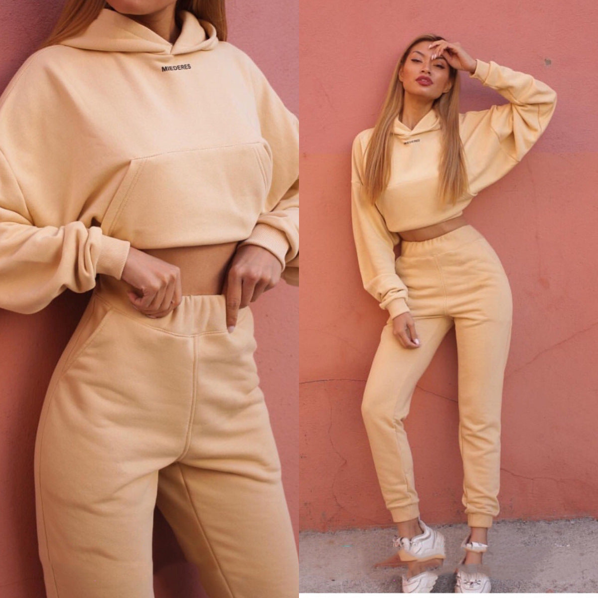 Two-piece sports leisure suit