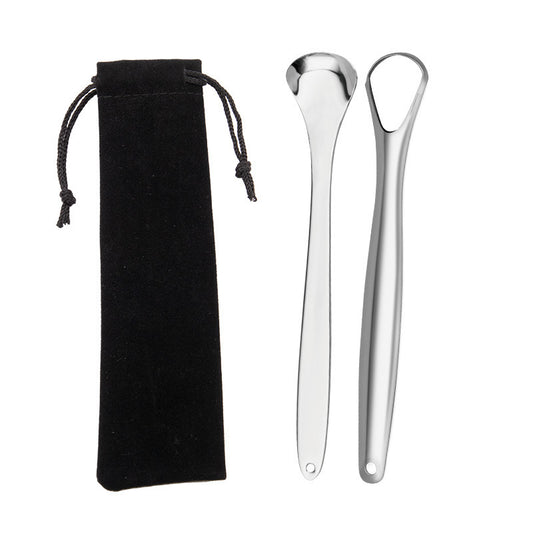 Tongue Cleaner Scrapes The Tongue Board To Remove Bad Breath