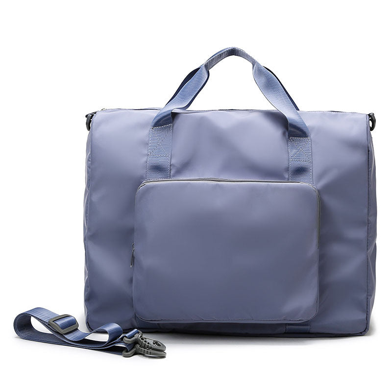 Folding travel bag can cover trolley case, large capacity waterproof bag, clothing storage bag, yoga fitness bag, custom logo