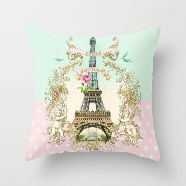 Mint Green Peach Skin Pillowcase Cushion Cushion Pillowcase