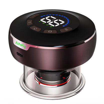 Smart Cupping, AcheFly Rechargeable Small Multifunctional Electric Gua Sha Scraping Massager Physical Therapy Equipment Facial Smart Cupping