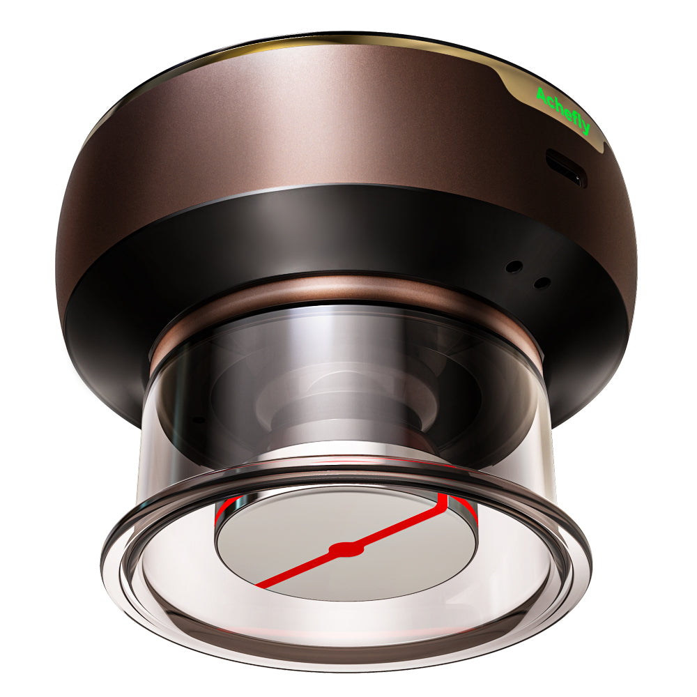 Smart Cupping, AcheFly Rechargeable Small Multifunctional Electric Gua Sha Scraping Massager Physical Therapy Equipment Facial Smart Cupping