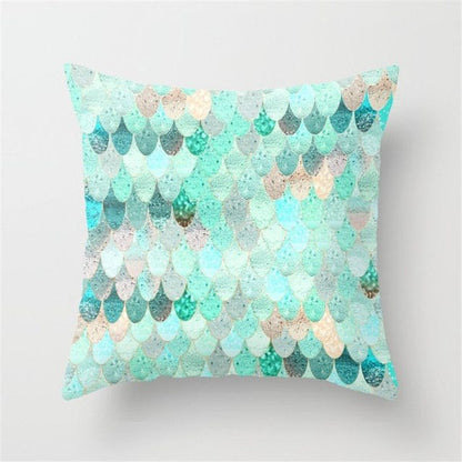 Mint Green Peach Skin Pillowcase Cushion Cushion Pillowcase