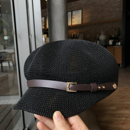 New Sunshade Sunscreen All-match Octagonal Hat Female Korean Version All-match Duck Tongue Beach