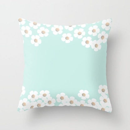 Mint Green Peach Skin Pillowcase Cushion Cushion Pillowcase