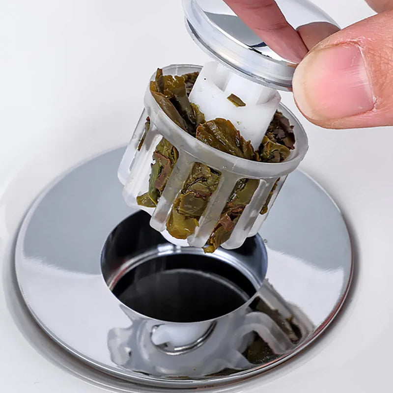 Universal Pop-Up Basin Plug Drain Stopper Sewer Filter Deodorizer_11