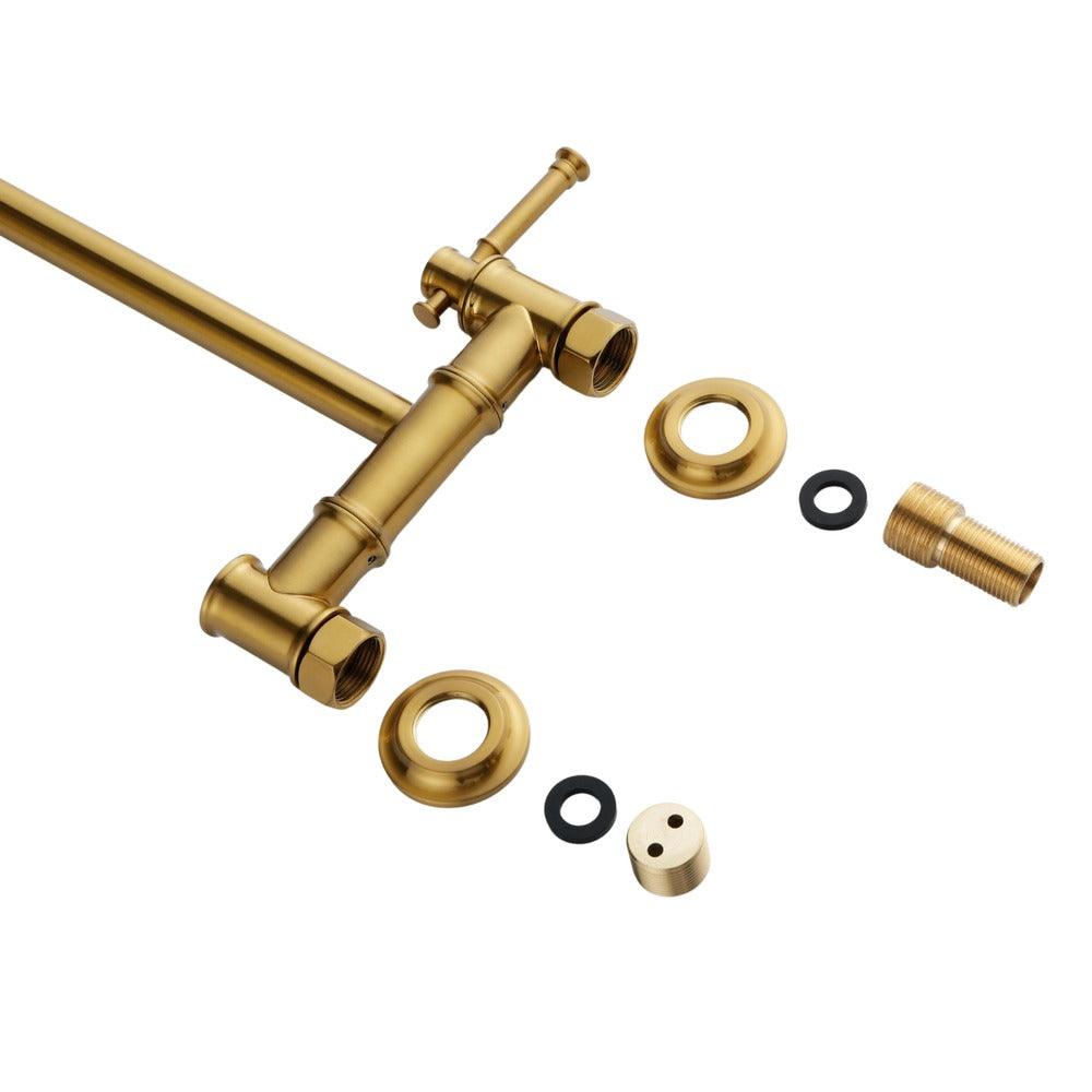 Pot Filler Faucet Wall Mount Pot Filler Faucet - Gold