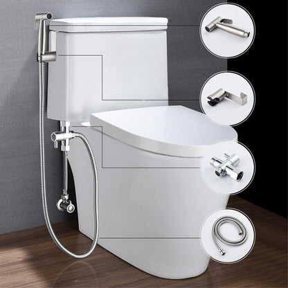 Bidet Sprayer for Toilet Handheld Cloth Diaper Sprayer - Silver