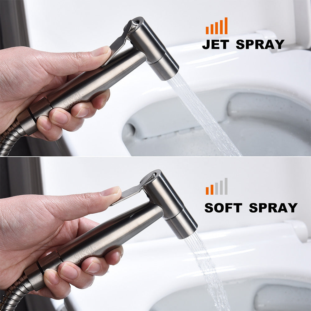 Bidet Sprayer for Toilet Handheld Cloth Diaper Sprayer - Silver