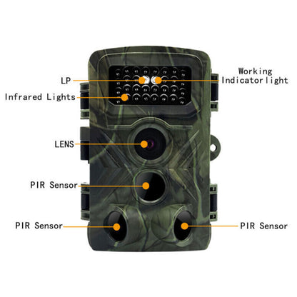 Fast Trigger Wildlife Scouting Camera IP66 Waterproof, 1080P 36MP for Monitoring_3