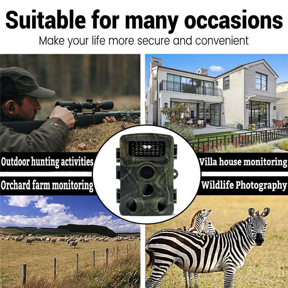 Fast Trigger Wildlife Scouting Camera IP66 Waterproof, 1080P 36MP for Monitoring_6