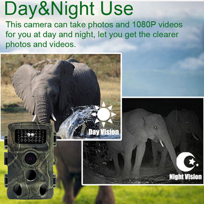 Fast Trigger Wildlife Scouting Camera IP66 Waterproof, 1080P 36MP for Monitoring_7