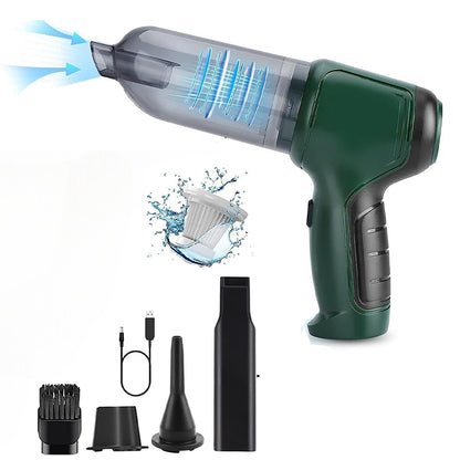 3 in 1 Wireless Handheld Car Vacuum Cleaner Air Blower USB- Rechargeable (car, AC, home, office, keyboard, etc)_1