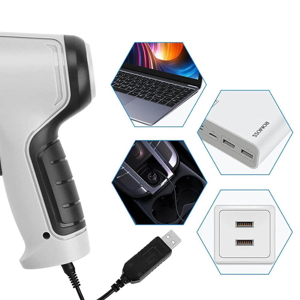 3 in 1 Wireless Handheld Car Vacuum Cleaner Air Blower USB- Rechargeable (car, AC, home, office, keyboard, etc)_3