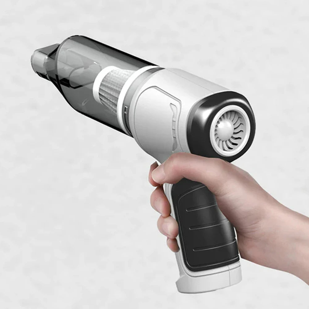 3 in 1 Wireless Handheld Car Vacuum Cleaner Air Blower USB- Rechargeable (car, AC, home, office, keyboard, etc)_8