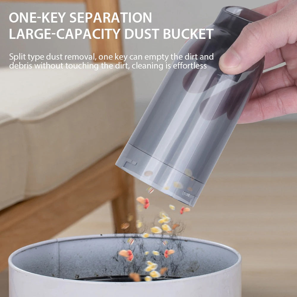 3 in 1 Wireless Handheld Car Vacuum Cleaner Air Blower USB- Rechargeable (car, AC, home, office, keyboard, etc)_12