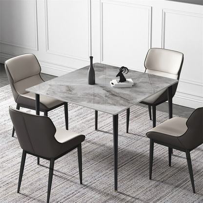 Square Marble Dining Table- Perfect for Restaurants, Kitchens, Cafes and Shops