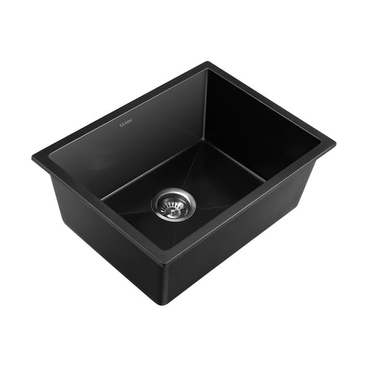 Kitchen Sink Granite Basin Single Bowl Black