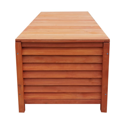 Outdoor Storage Box Wooden Garden Bench