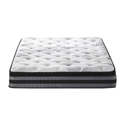 Double Mattress Pillow Top Cool Gel Foam Bonnell Spring 22cm