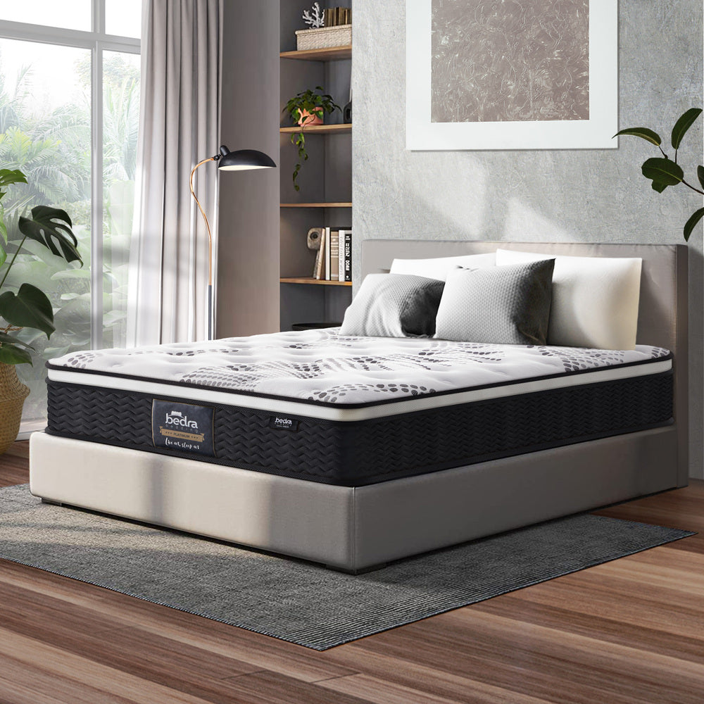 Queen Mattress Euro Top Cool Gel Foam Pocket Spring 22cm