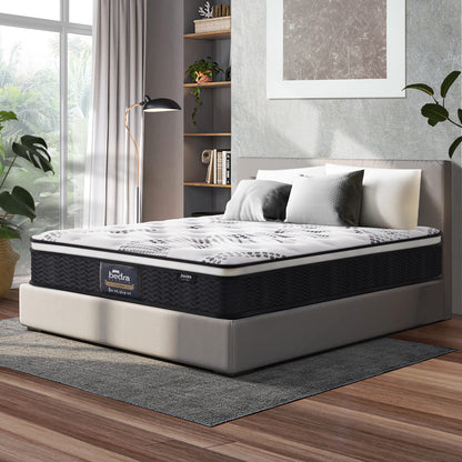 Queen Mattress Euro Top Cool Gel Foam Pocket Spring 22cm