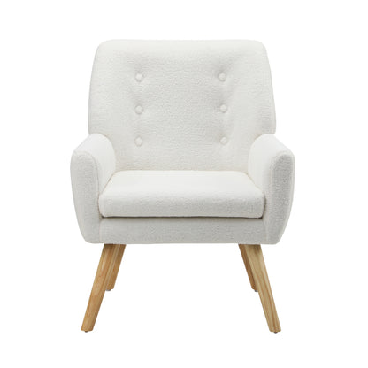 White Sherpa Armchair