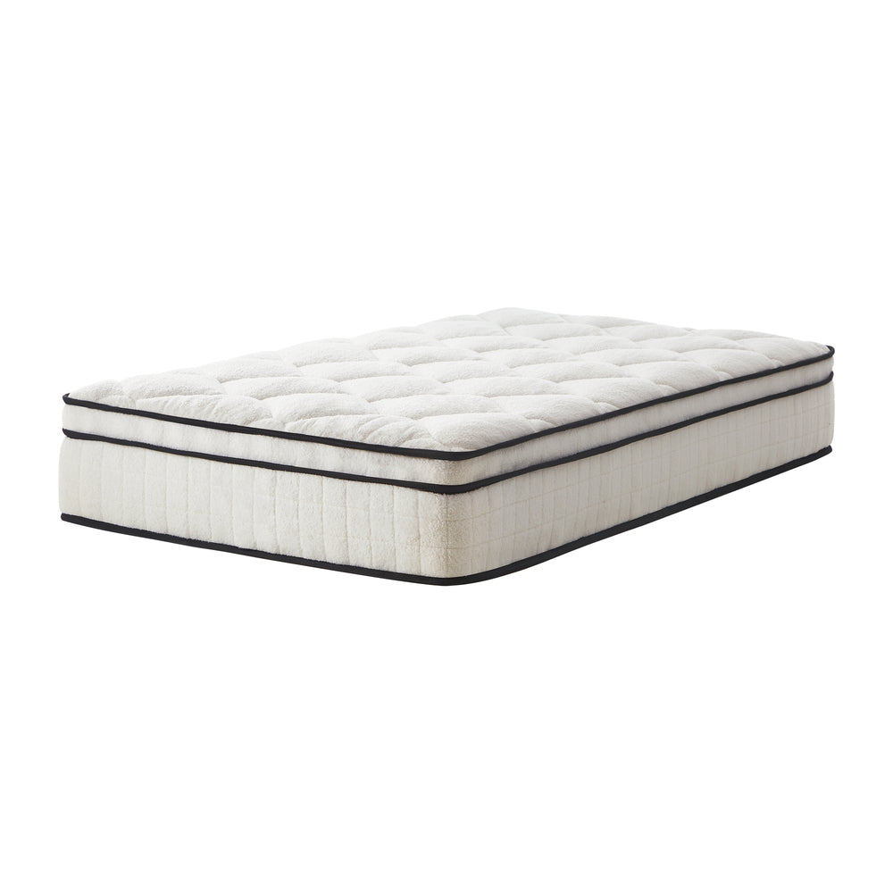 King Single Mattress with Memory Foam Pocket Spring and Euro Top Boucle