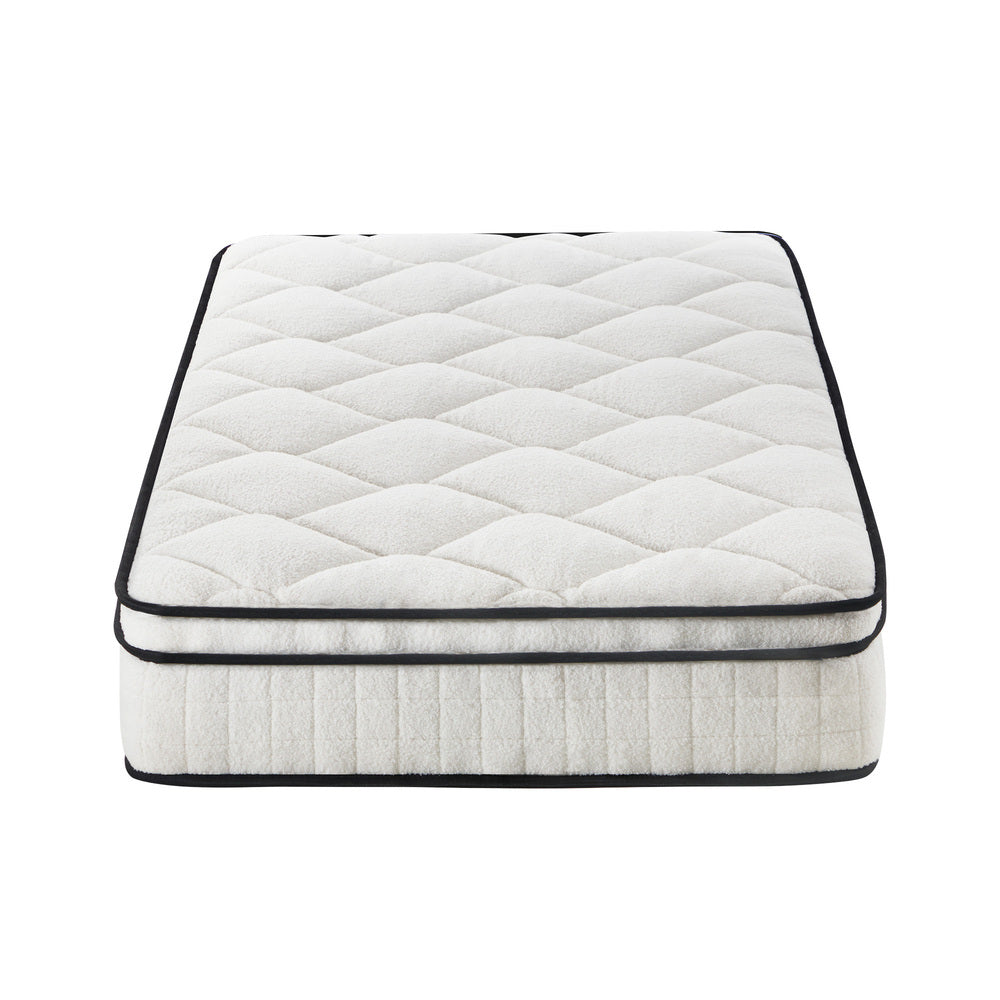 King Single Mattress with Memory Foam Pocket Spring and Euro Top Boucle