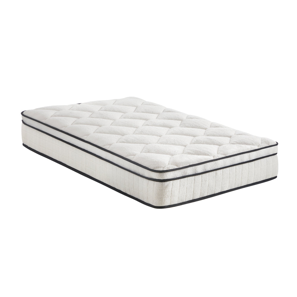 King Single Mattress with Memory Foam Pocket Spring and Euro Top Boucle