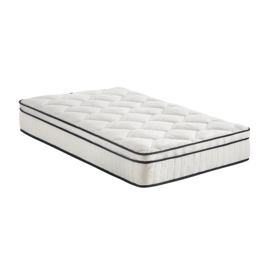King Single Mattress with Memory Foam Pocket Spring and Euro Top Boucle