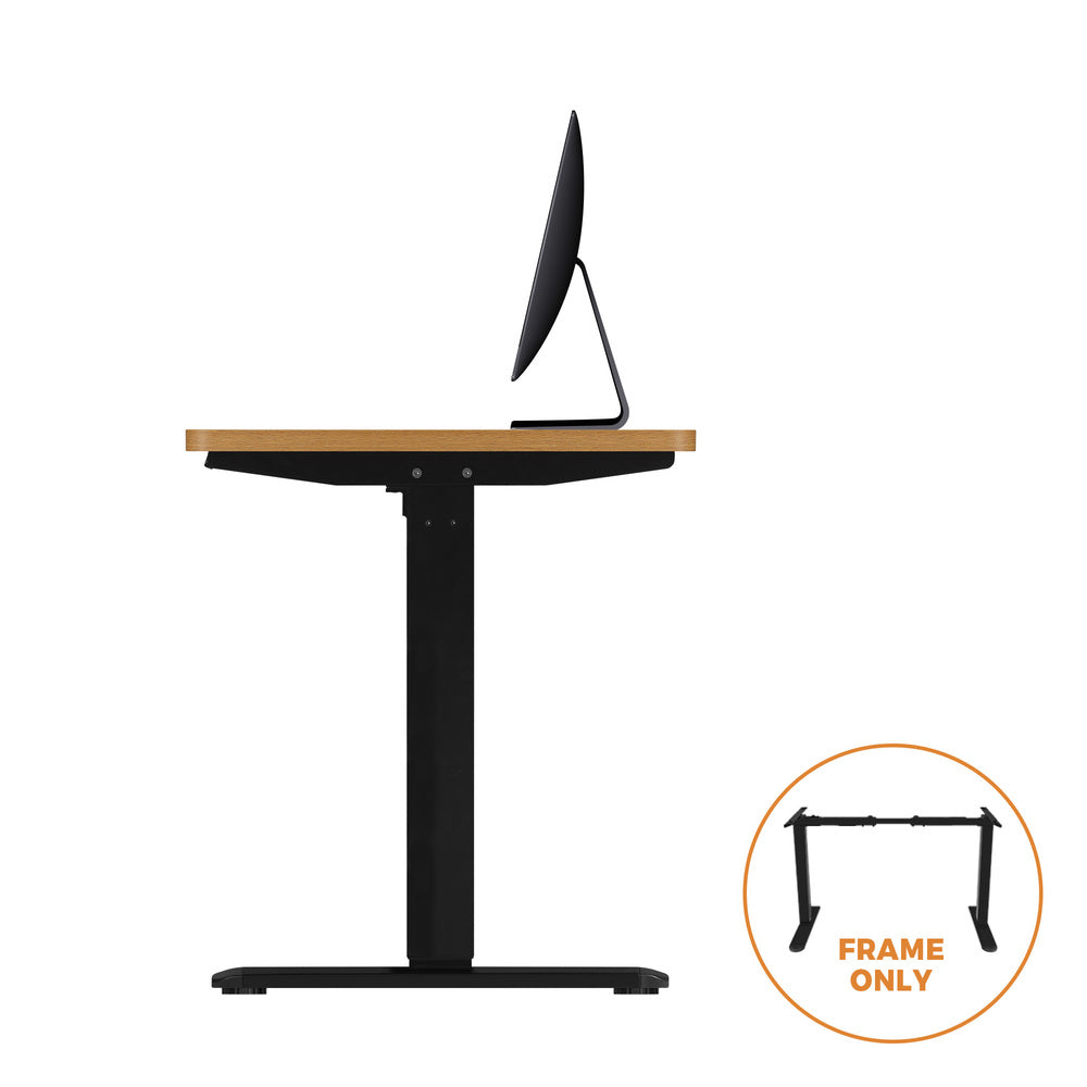 Adjustable Sit-Stand Desk Frame Black