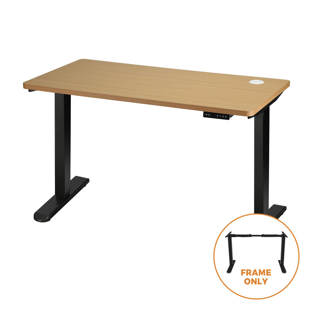 Adjustable Sit-Stand Desk Frame Black