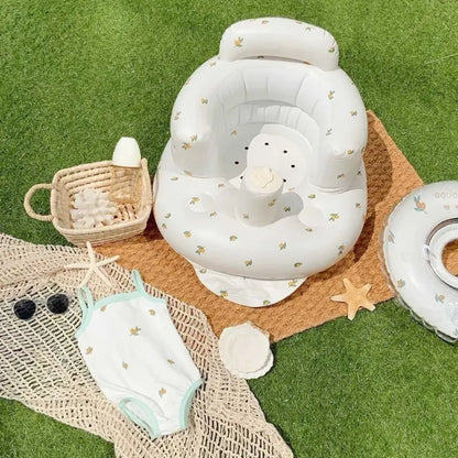 Baby Inflatable Sofa Seat Support Sitting Trainer