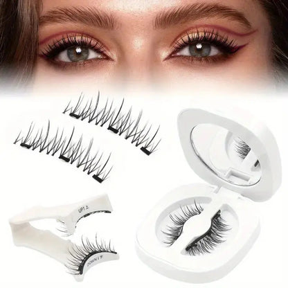 Reusable Natural Look 3D Lashes Soft Magnetic Eyelashes