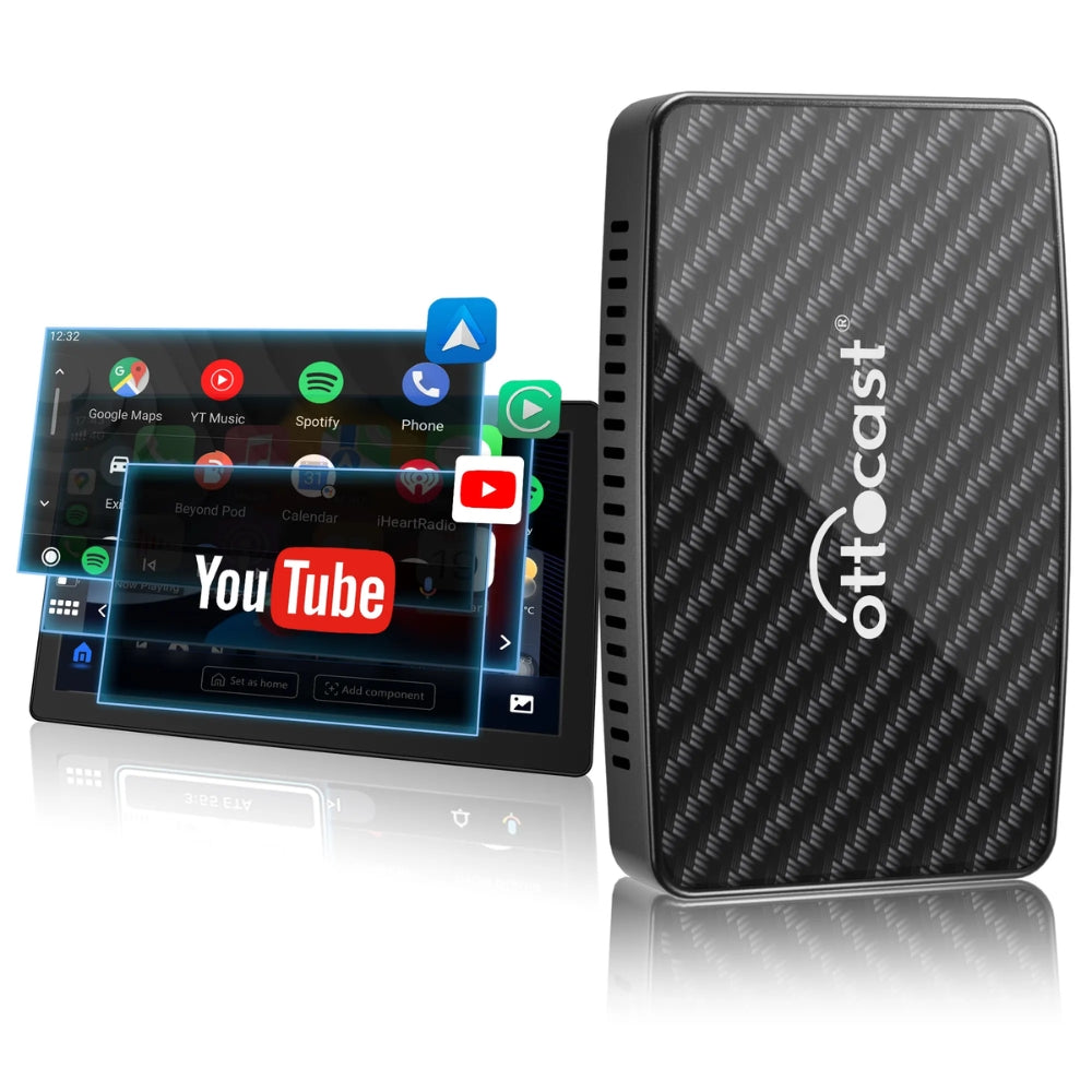 OTTOCAST Play2Video Pro Wireless Car Play Android Auto Adapter