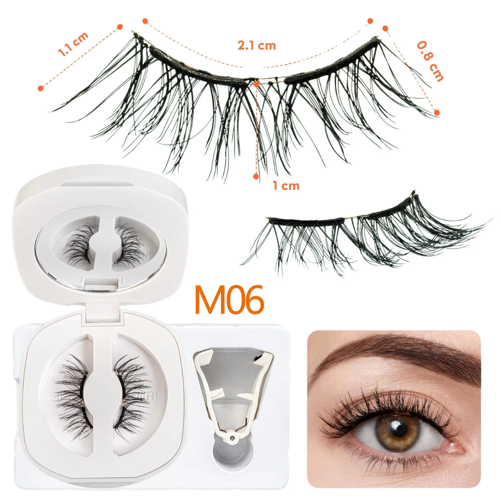 Reusable Natural Look 3D Lashes Soft Magnetic Eyelashes