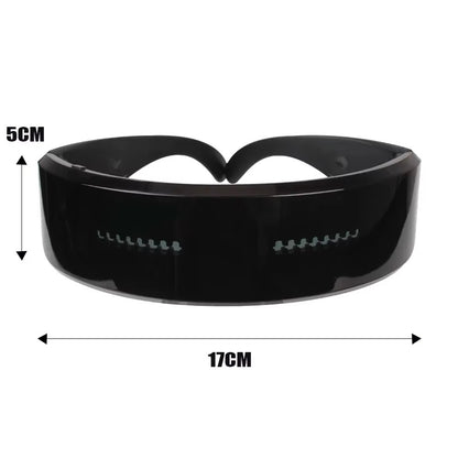 DIY Shining Electronic Futuristic Eyewear Glow The Dark Bluetooth LED Luminous Glasses