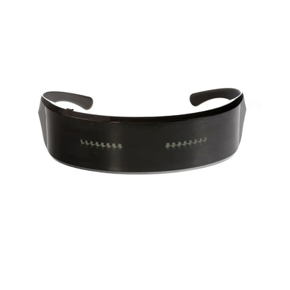 DIY Shining Electronic Futuristic Eyewear Glow The Dark Bluetooth LED Luminous Glasses