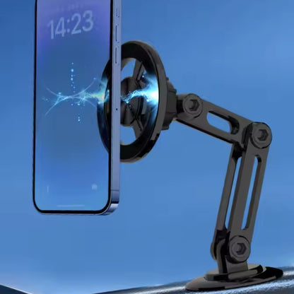 Rotatable Foldable Metal Magnetic Car Phone Holder