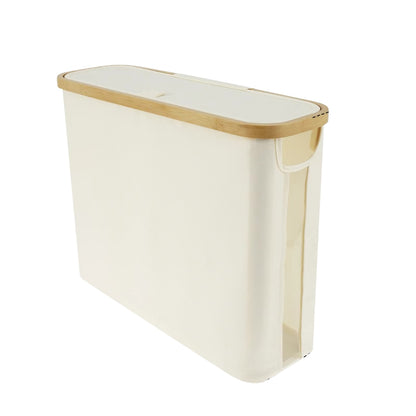 Large Capacity Toilet Rolls Paper Storage Basket with Lid for Bathroom Organizer